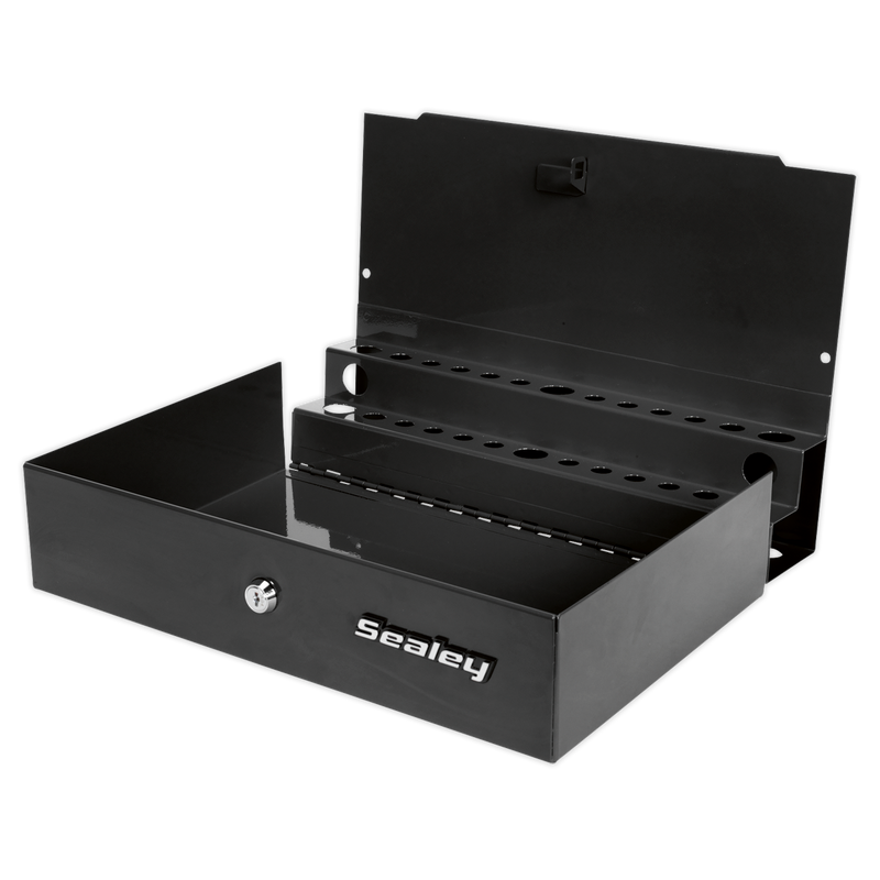 Side Cabinet for Long Handle Tools - Black | Pipe Manufacturers Ltd..