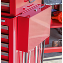 Side Cabinet for Long Handle Tools - Red | Pipe Manufacturers Ltd..