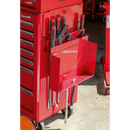 Side Cabinet for Long Handle Tools - Red | Pipe Manufacturers Ltd..