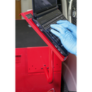 Laptop & Tablet Stand 440mm - Red | Pipe Manufacturers Ltd..