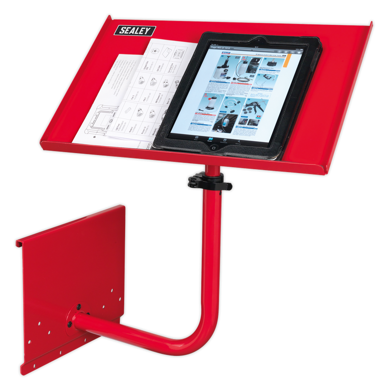 Laptop & Tablet Stand 440mm - Red | Pipe Manufacturers Ltd..