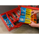 Metal Case 2 Layer with 27 Storage Bins | Pipe Manufacturers Ltd..