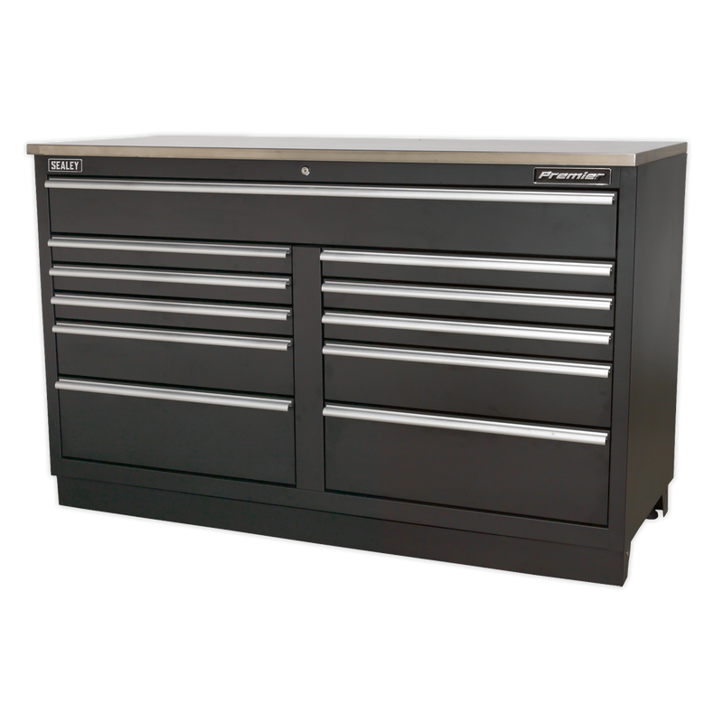 Modular Floor Cabinet 11 Drawer 1550mm Heavy-Duty | Pipe Manufacturers Ltd..