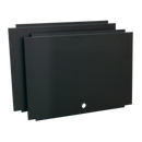 Back Panel Assembly for Modular Corner Wall Cabinet 930mm | Pipe Manufacturers Ltd..