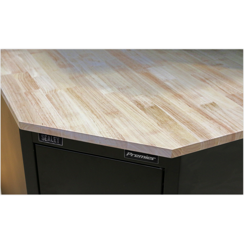 Oak Corner Worktop 930mm | Pipe Manufacturers Ltd..