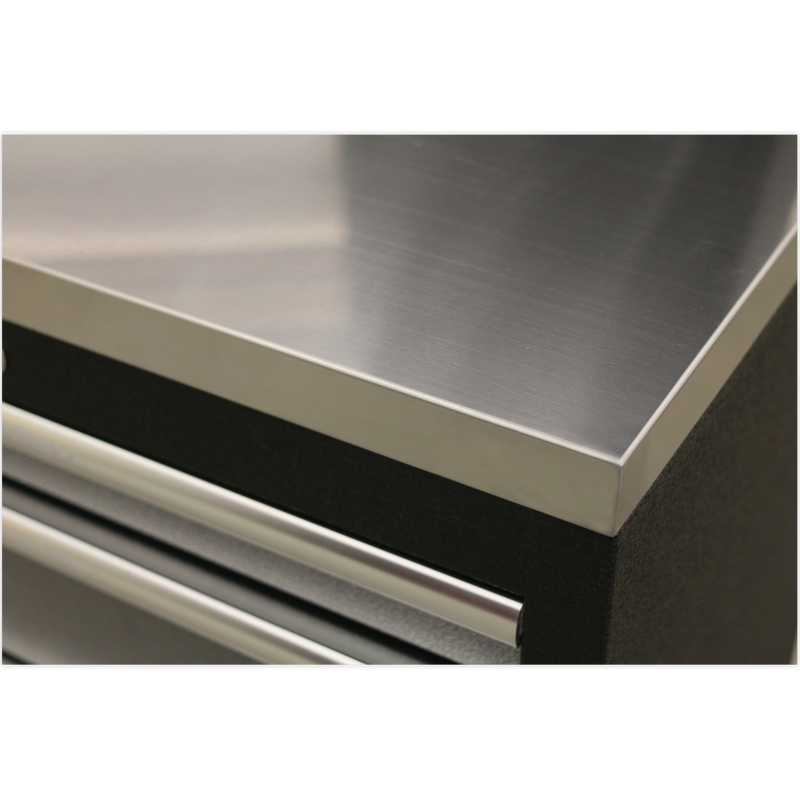 Stainless Steel Worktop 680mm | Pipe Manufacturers Ltd..