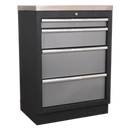 Modular 4 Drawer Cabinet 680mm | Pipe Manufacturers Ltd..