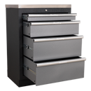 Modular 4 Drawer Cabinet 680mm | Pipe Manufacturers Ltd..