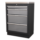 Modular 4 Drawer Cabinet 680mm | Pipe Manufacturers Ltd..