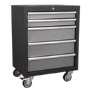 Modular 5 Drawer Mobile Cabinet 650mm | Pipe Manufacturers Ltd..
