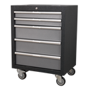 Modular 5 Drawer Mobile Cabinet 650mm | Pipe Manufacturers Ltd..