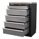 Modular 5 Drawer Cabinet 680mm | Pipe Manufacturers Ltd..