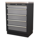 Modular 5 Drawer Cabinet 680mm | Pipe Manufacturers Ltd..
