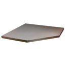 Stainless Steel Worktop for Modular Corner Cabinet 865mm | Pipe Manufacturers Ltd..