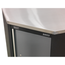 Stainless Steel Worktop for Modular Corner Cabinet 865mm | Pipe Manufacturers Ltd..