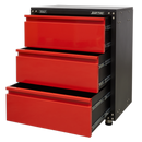 Modular 3 Drawer Cabinet with Worktop 665mm | Pipe Manufacturers Ltd..