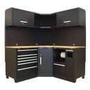 Modular Storage System Combo - Oak Worktop | Pipe Manufacturers Ltd..