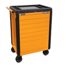 Rollcab 7 Drawer Push-To-Open Hi-Vis Orange | Pipe Manufacturers Ltd..