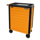 Rollcab 7 Drawer Push-To-Open Hi-Vis Orange | Pipe Manufacturers Ltd..