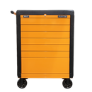 Rollcab 7 Drawer Push-To-Open Hi-Vis Orange | Pipe Manufacturers Ltd..