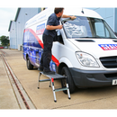 Aluminium Folding Platform 2-Tread EN 14183 | Pipe Manufacturers Ltd..