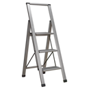 Aluminium Professional Folding Step Ladder 3-Step 150kg Capacity | Pipe Manufacturers Ltd..
