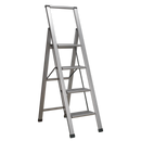 Aluminium Professional Folding Step Ladder 4-Step 150kg Capacity | Pipe Manufacturers Ltd..