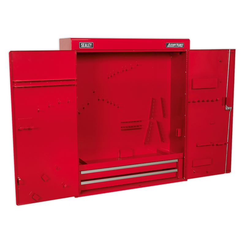 Wall Mounting Tool Cabinet with 2 Drawers | Pipe Manufacturers Ltd..