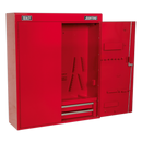 Wall Mounting Tool Cabinet with 2 Drawers | Pipe Manufacturers Ltd..