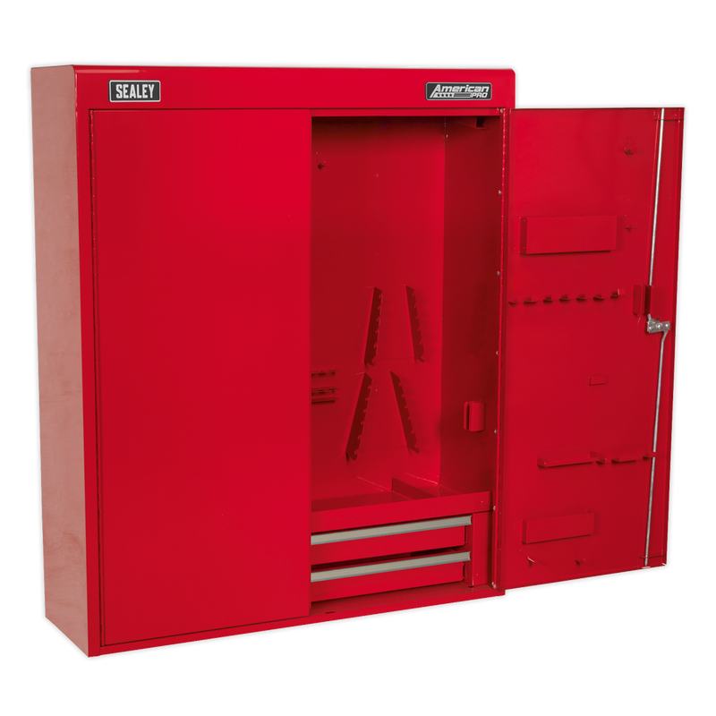 Wall Mounting Tool Cabinet with 2 Drawers | Pipe Manufacturers Ltd..