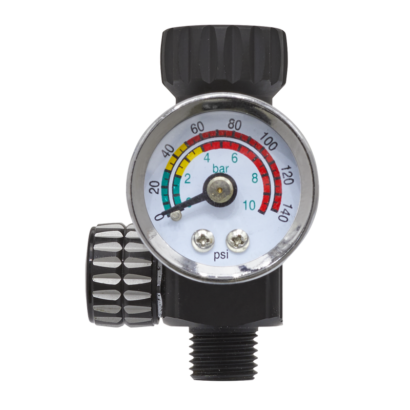 On-Gun Air Pressure Regulator/Gauge | Pipe Manufacturers Ltd..