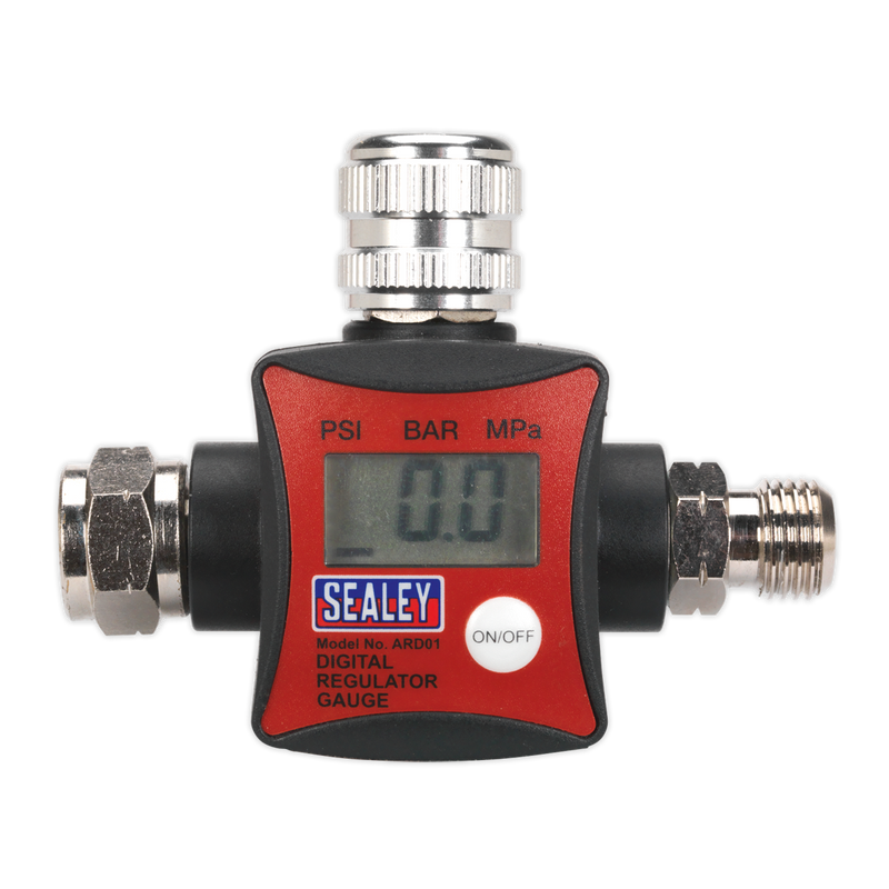 On-Gun Air Pressure Regulator/Gauge Digital | Pipe Manufacturers Ltd..