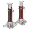 Axle Stands (Pair) 1.5tonne Capacity per Stand Aluminium | Pipe Manufacturers Ltd..