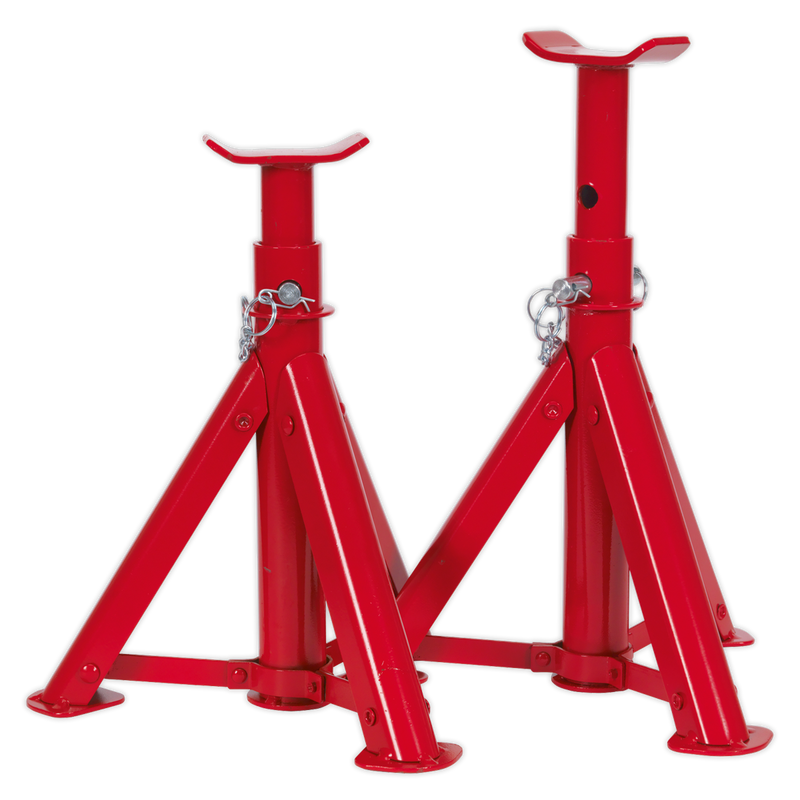 Axle Stands (Pair) 2tonne Capacity per Stand - Folding Type | Pipe Manufacturers Ltd..