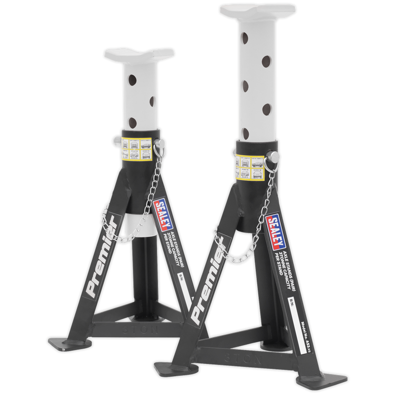 Axle Stands (Pair) 3tonne Capacity per Stand | Pipe Manufacturers Ltd..