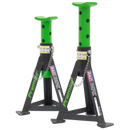 Axle Stands (Pair) 3tonne Capacity per Stand Green | Pipe Manufacturers Ltd..