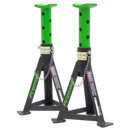 Axle Stands (Pair) 3tonne Capacity per Stand Green | Pipe Manufacturers Ltd..