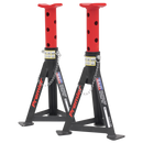 Axle Stands (Pair) 3tonne Capacity per Stand - Red | Pipe Manufacturers Ltd..