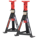 Axle Stands (Pair) 3tonne Capacity per Stand - Red | Pipe Manufacturers Ltd..