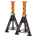 Axle Stands (Pair) 6tonne Capacity per Stand - Orange | Pipe Manufacturers Ltd..