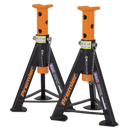Axle Stands (Pair) 6tonne Capacity per Stand - Orange | Pipe Manufacturers Ltd..
