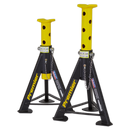 Axle Stands (Pair) 6tonne Capacity per Stand - Yellow | Pipe Manufacturers Ltd..