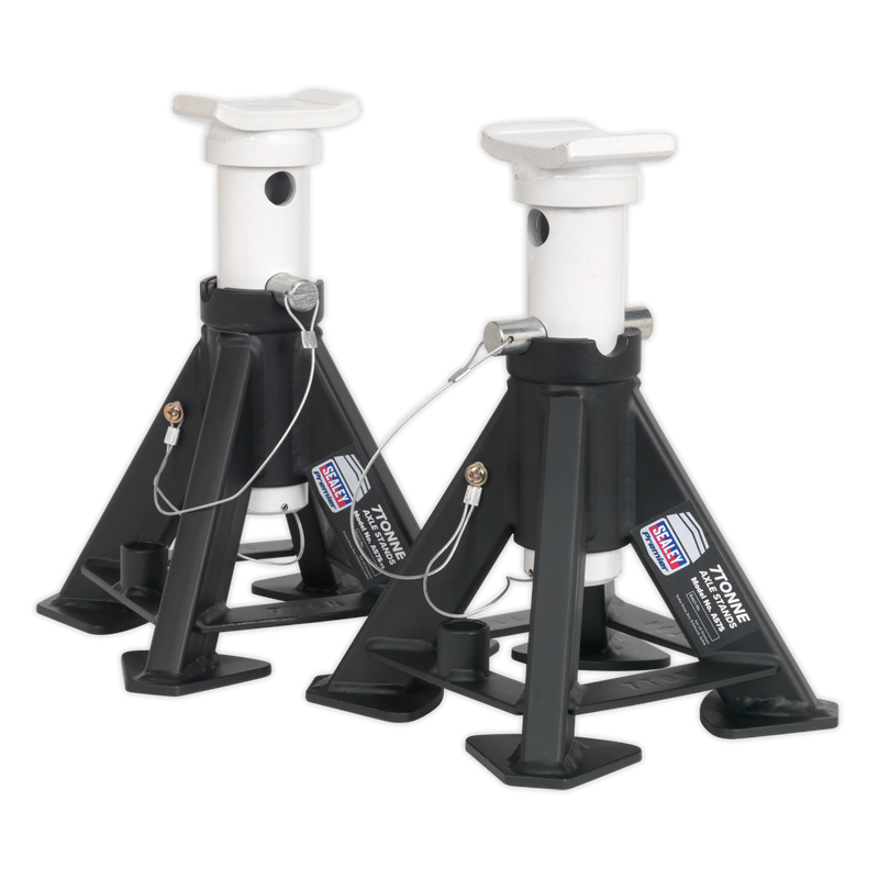 Axle Stands (Pair) 7tonne Capacity per Stand Short | Pipe Manufacturers Ltd..