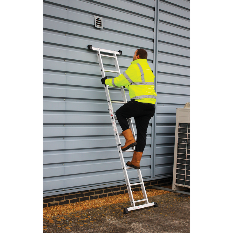 Aluminium Scaffold Ladder 4-Way EN 131 | Pipe Manufacturers Ltd..