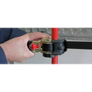 Auto Retractable Ratchet Tie Down 25mm x 3m | Pipe Manufacturers Ltd..