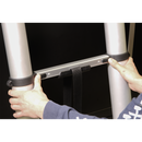 Aluminium Telescopic Ladder 13-Tread EN 131 | Pipe Manufacturers Ltd..