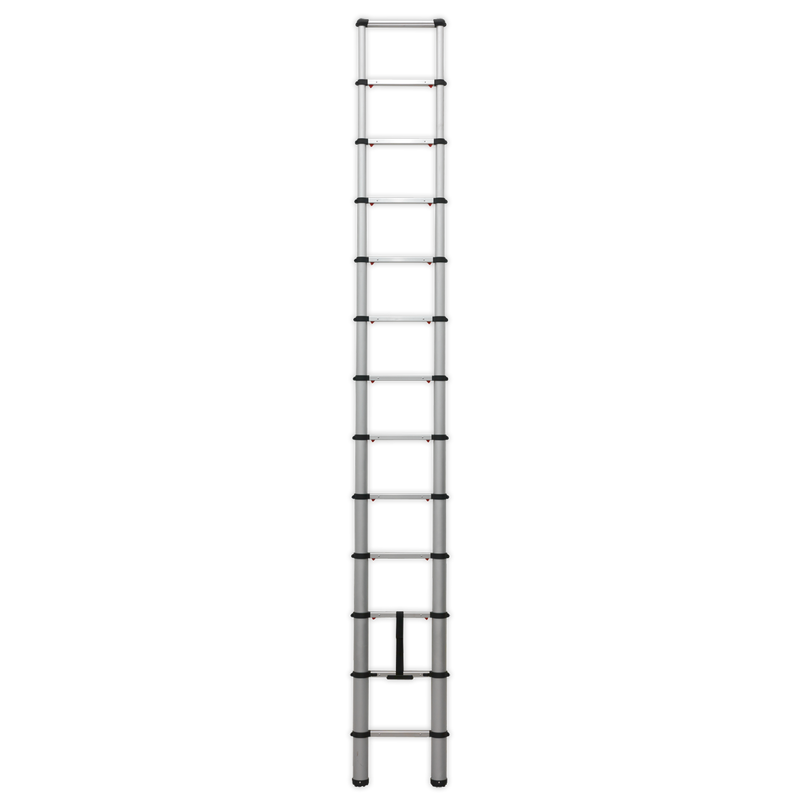 Aluminium Telescopic Ladder 13-Tread EN 131 | Pipe Manufacturers Ltd..