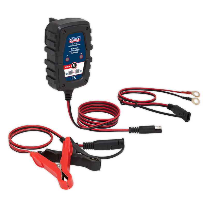 Compact Auto Smart Charger 1A 6/12V | Pipe Manufacturers Ltd..
