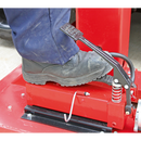 Vehicle Lift 1.5tonne Air/Hydraulic with Foot Pedal | Pipe Manufacturers Ltd..