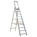 Aluminium Step Ladder 10-Tread Industrial BS 2037/1 | Pipe Manufacturers Ltd..